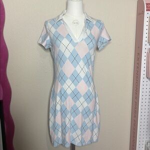 Pastel Argyle Dress